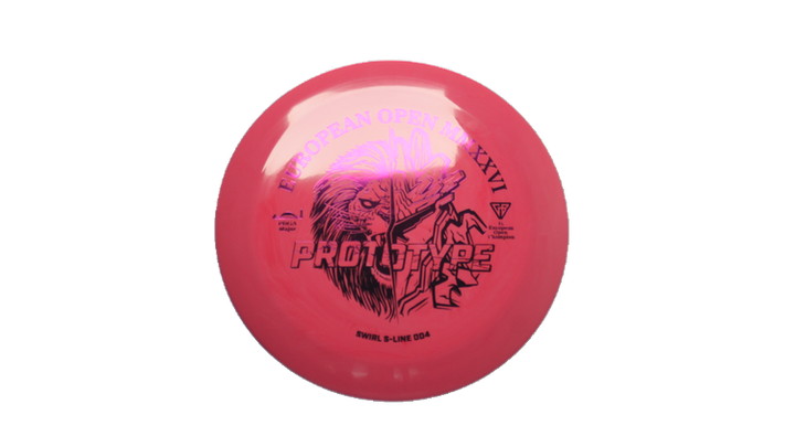 Discmania 2026 European Open Prototype Swirl S-Line DD4 Distance Driver Front View