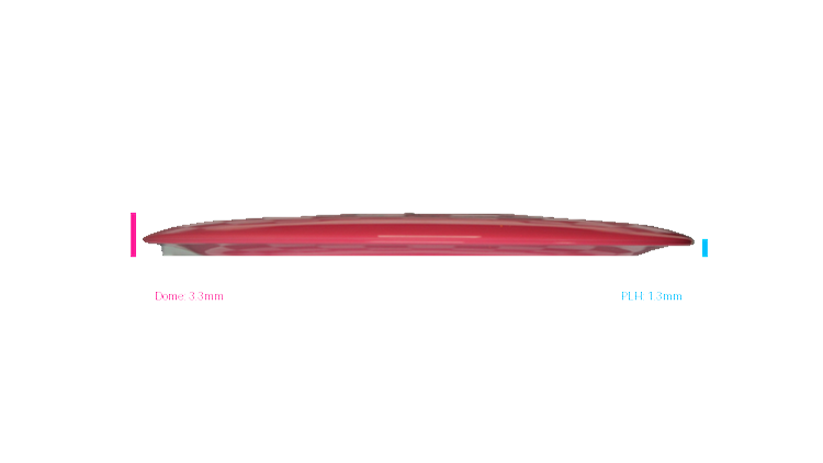Discmania 2026 European Open Prototype Swirl S-Line DD4 Distance Driver Profile View