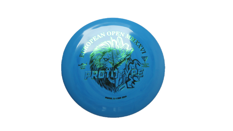 Discmania 2026 European Open Prototype Swirl S-Line DD4 Distance Driver Front View