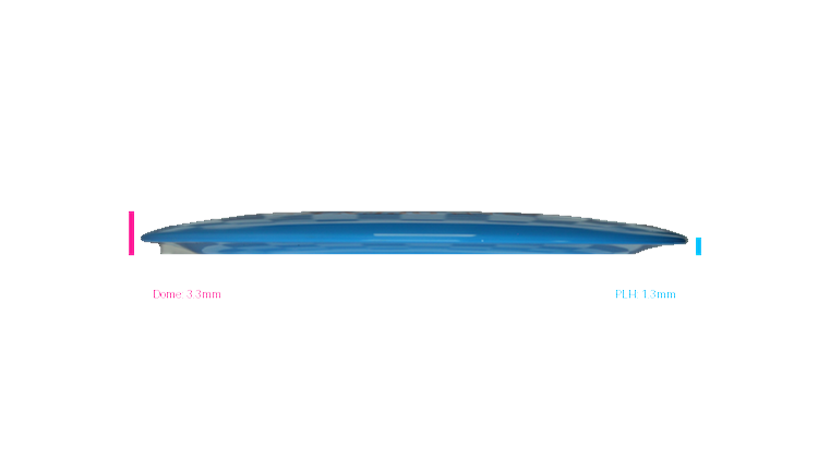 Discmania 2026 European Open Prototype Swirl S-Line DD4 Distance Driver Profile View
