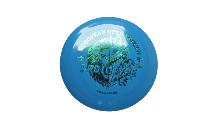 Discmania 2026 European Open Prototype Swirl S-Line DD4 Distance Driver Front View