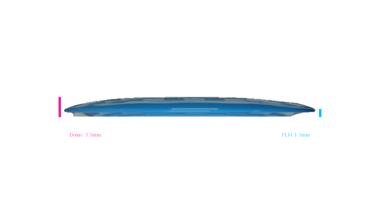 Discmania 2026 European Open Prototype Swirl S-Line DD4 Distance Driver Profile View