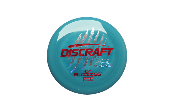 Discraft 2026 Paul McBeth Worlds ESP Buzzz SS Midrange Front View
