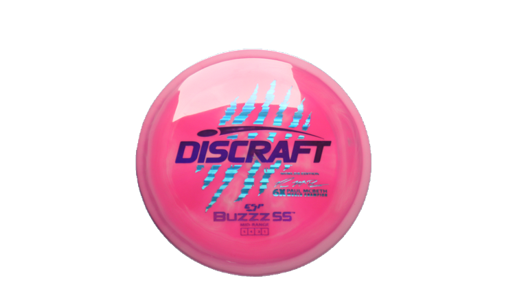 Discraft 2026 Paul McBeth Worlds ESP Buzzz SS Midrange Front View