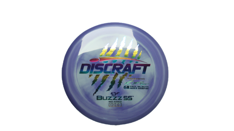Discraft 2026 Paul McBeth Worlds ESP Buzzz SS Midrange Front View