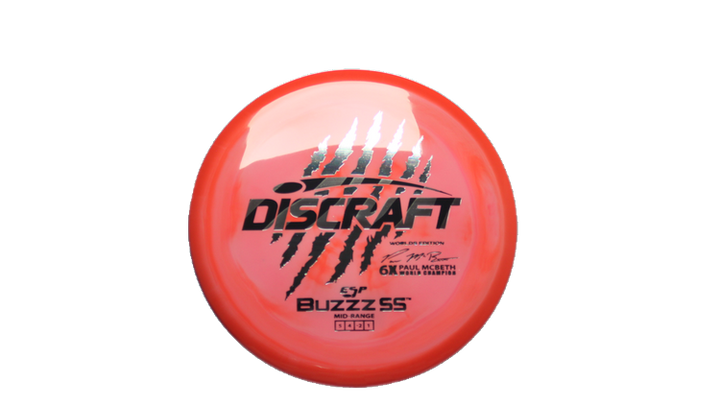 Discraft 2026 Paul McBeth Worlds ESP Buzzz SS Midrange Front View