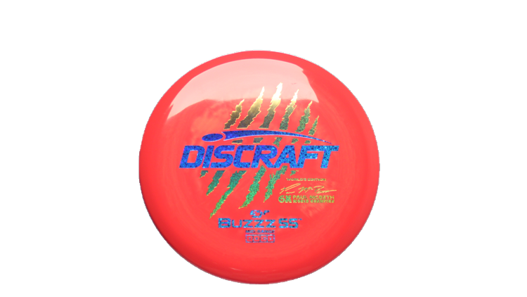 Discraft 2026 Paul McBeth Worlds ESP Buzzz SS Midrange Front View