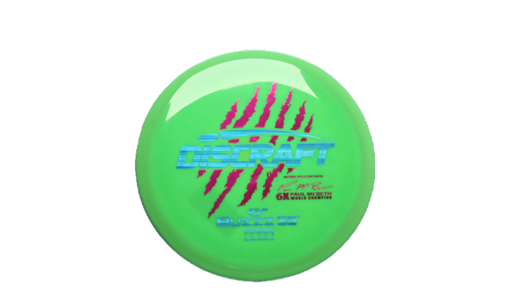 Discraft 2026 Paul McBeth Worlds ESP Buzzz SS Midrange Front View