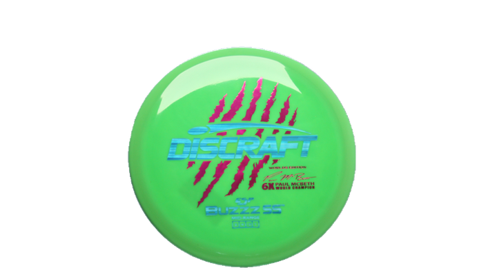 Discraft 2026 Paul McBeth Worlds ESP Buzzz SS Midrange Front View