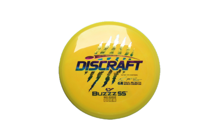 Discraft 2026 Paul McBeth Worlds ESP Buzzz SS Midrange Front View