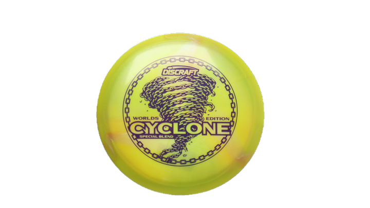 Discraft 2026 Worlds ESP Swirl Cyclone Fairway Driver Front View