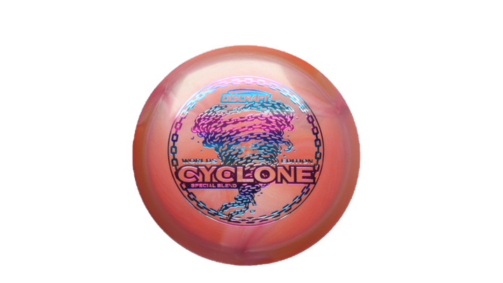 Discraft 2026 Worlds ESP Swirl Cyclone Fairway Driver Front View