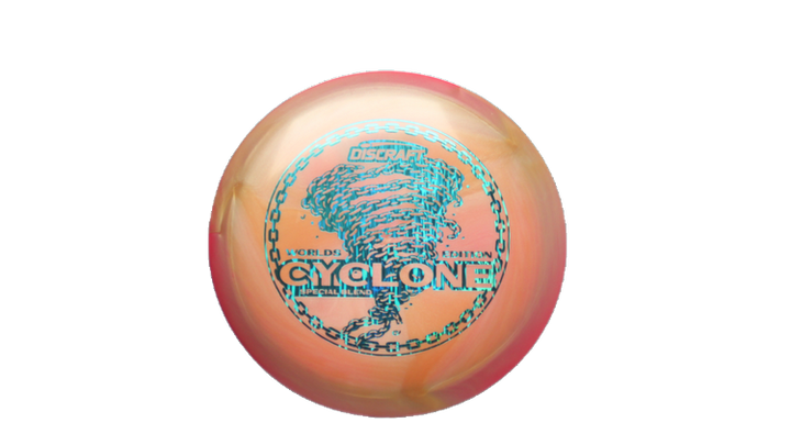 Discraft 2026 Worlds ESP Swirl Cyclone Fairway Driver Front View