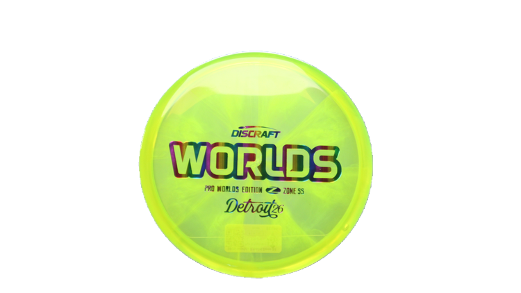 Discraft 2026 Worlds Z Swirl Zone SS Putter Front View
