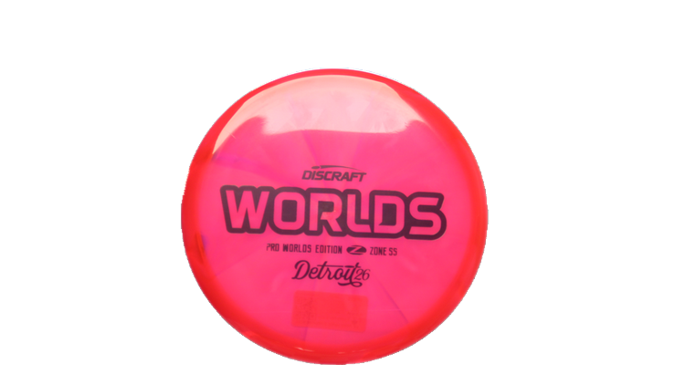 Discraft 2026 Worlds Z Swirl Zone SS Putter Front View