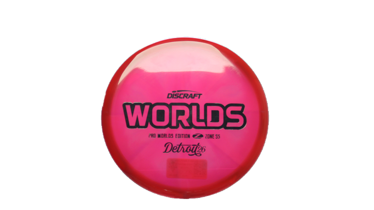 Discraft 2026 Worlds Z Swirl Zone SS Putter Front View
