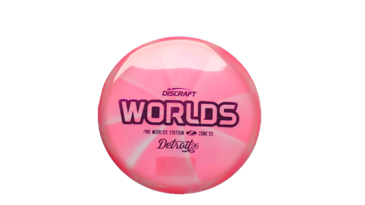 Discraft 2026 Worlds Z Swirl Zone SS Putter Front View