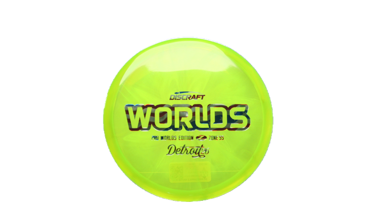 Discraft 2026 Worlds Z Swirl Zone SS Putter Front View