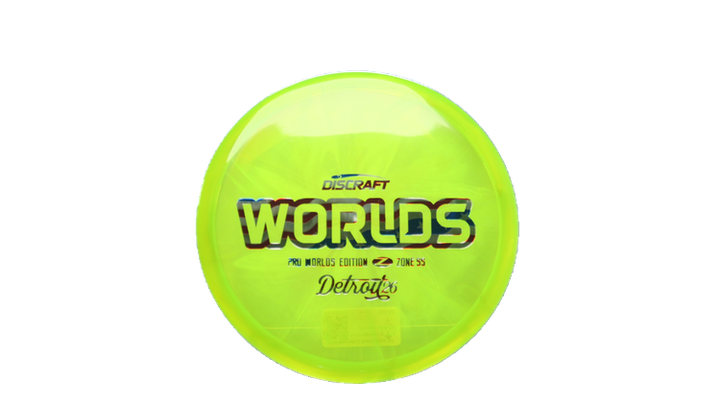 Discraft 2026 Worlds Z Swirl Zone SS Putter Front View