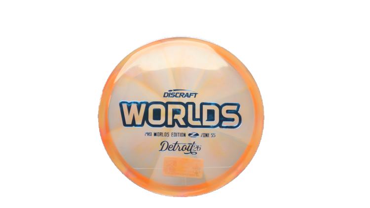 Discraft 2026 Worlds Z Swirl Zone SS Putter Front View