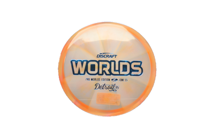 Discraft 2026 Worlds Z Swirl Zone SS Putter Front View