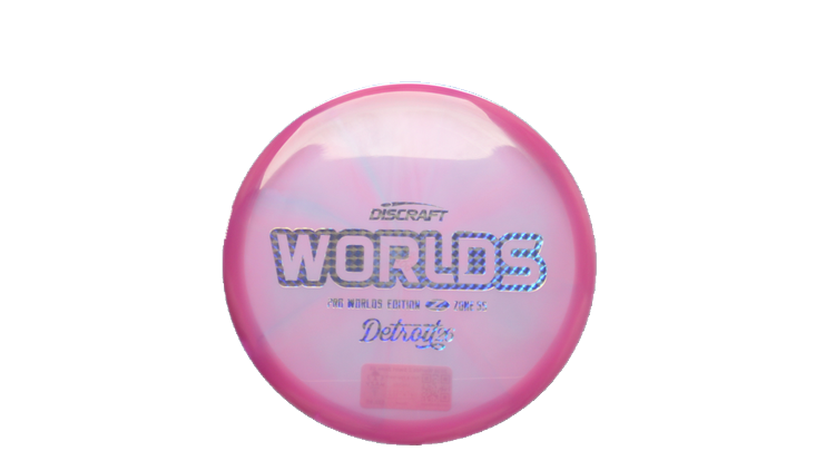 Discraft 2026 Worlds Z Swirl Zone SS Putter Front View
