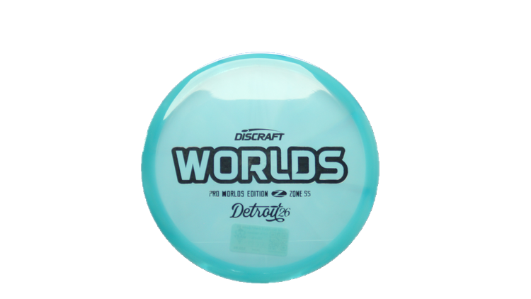 Discraft 2026 Worlds Z Swirl Zone SS Putter Front View