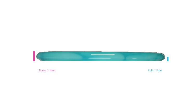 Discraft 2026 Worlds Z Swirl Zone SS Putter Profile View