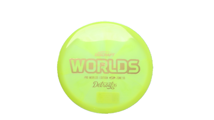 Discraft 2026 Worlds Z Swirl Zone SS Putter Front View