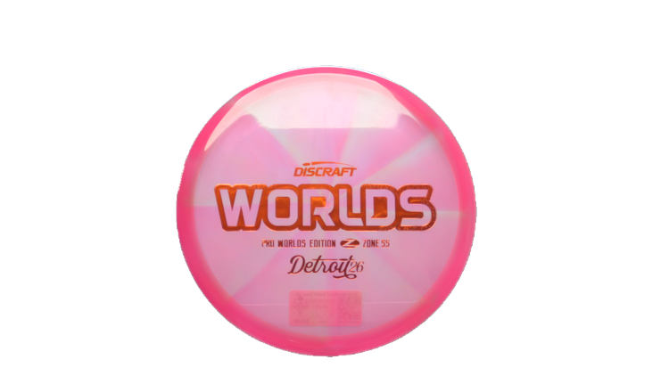 Discraft 2026 Worlds Z Swirl Zone SS Putter Front View