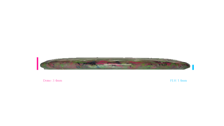 Discraft 2026 Worlds Jawbreaker Z FLX Glide Midrange Profile View