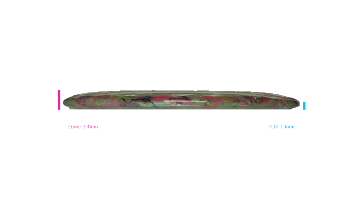 Discraft 2026 Worlds Jawbreaker Z FLX Glide Midrange Profile View