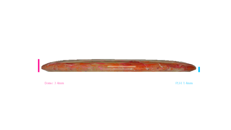Discraft 2026 Worlds Jawbreaker Z FLX Glide Midrange Profile View