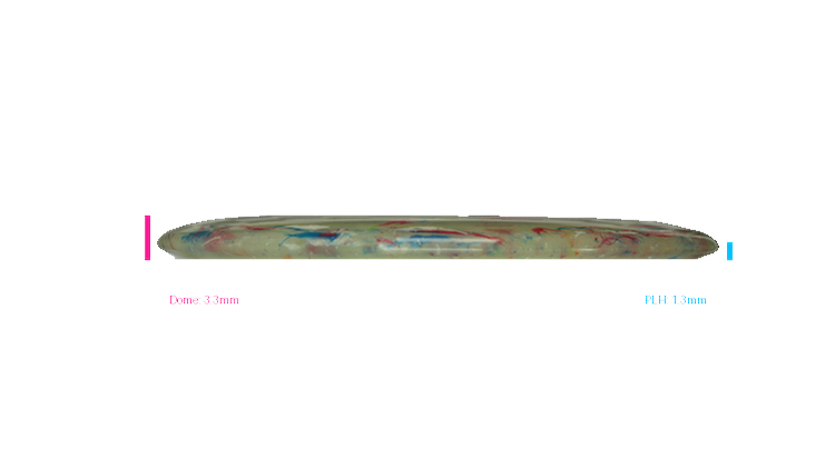 Discraft 2026 Worlds Jawbreaker Z FLX Glide Midrange Profile View