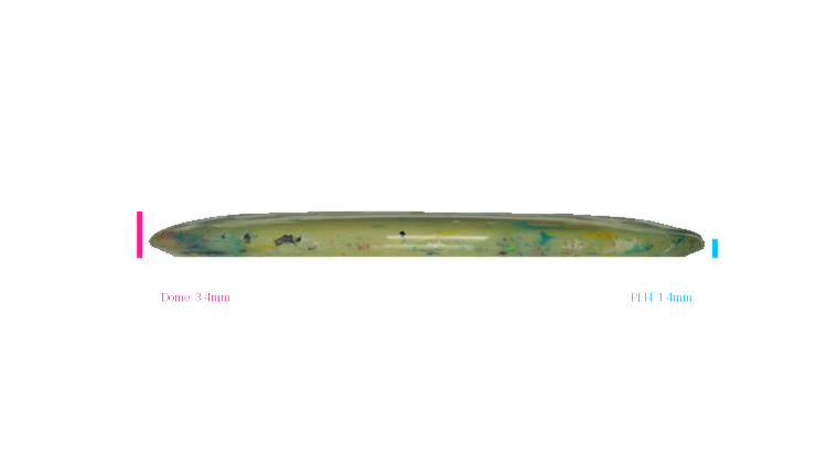 Discraft 2026 Worlds Jawbreaker Z FLX Glide Midrange Profile View