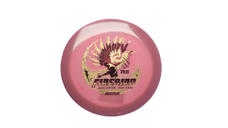 Innova 2026 Nate Sexton Tour Series Proto Color Glow Champion Firebird Fairway Driver Front View