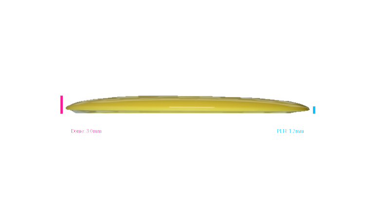 Discmania S-Line DD3 Distance Driver Profile View