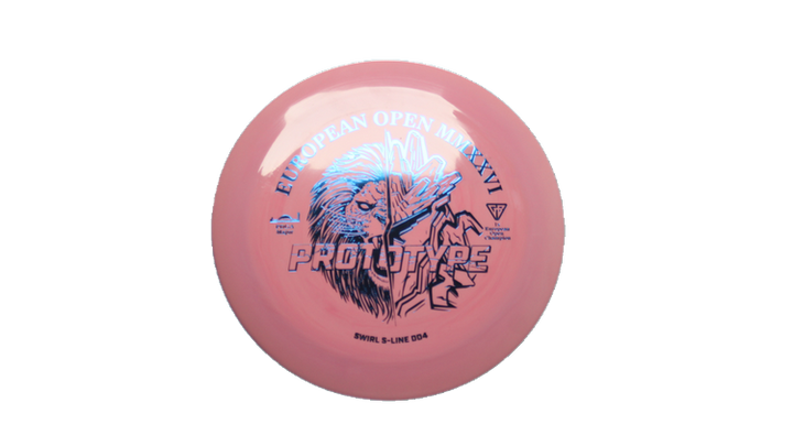 Discmania 2026 European Open Prototype Swirl S-Line DD4 Distance Driver Front View