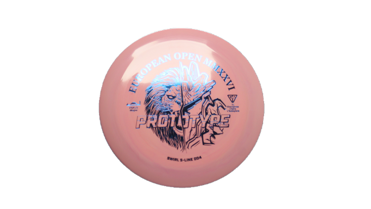 Discmania 2026 European Open Prototype Swirl S-Line DD4 Distance Driver Front View