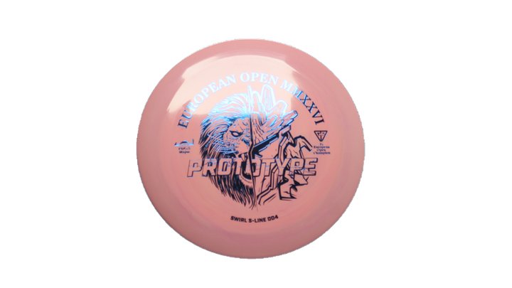 Discmania 2026 European Open Prototype Swirl S-Line DD4 Distance Driver Front View