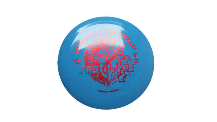 Discmania 2026 European Open Prototype Swirl S-Line DD4 Distance Driver Front View