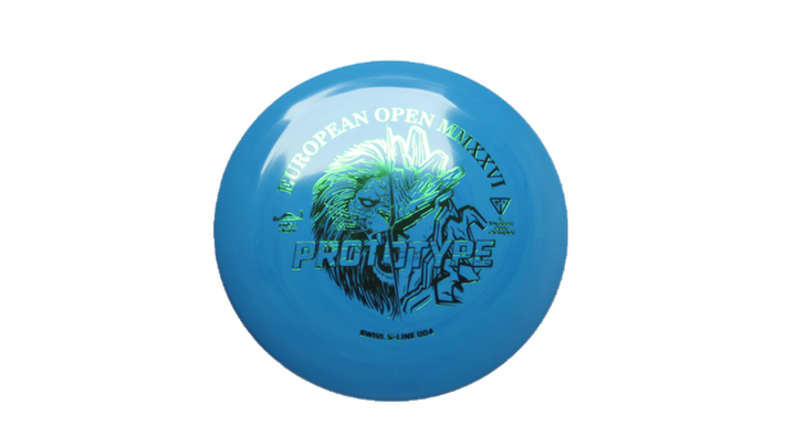 Discmania 2026 European Open Prototype Swirl S-Line DD4 Distance Driver Front View