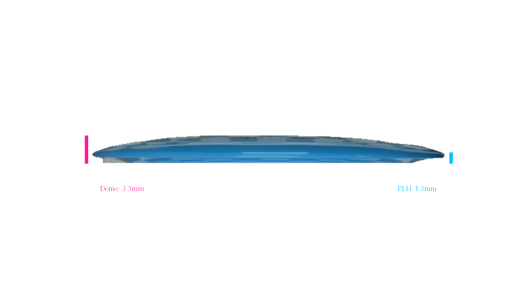 Discmania 2026 European Open Prototype Swirl S-Line DD4 Distance Driver Profile View