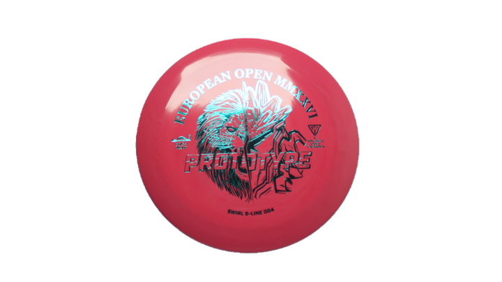 Discmania 2026 European Open Prototype Swirl S-Line DD4 Distance Driver Front View