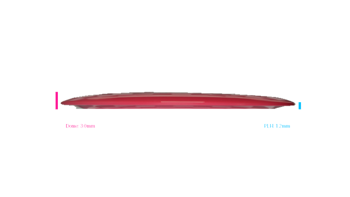 Discmania 2026 European Open Prototype Swirl S-Line DD4 Distance Driver Profile View