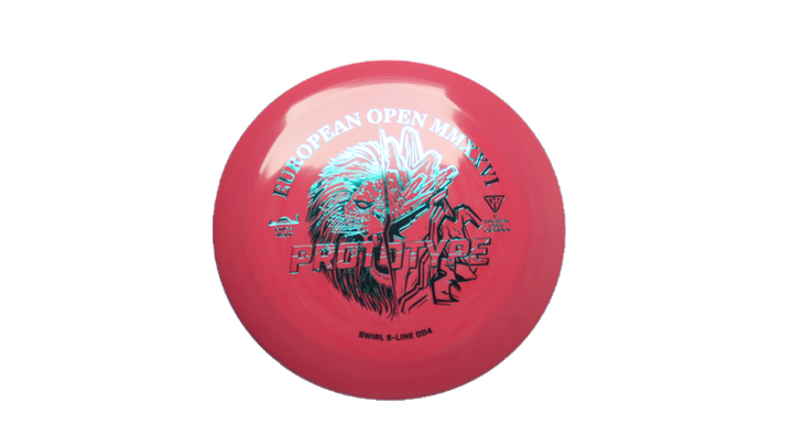 Discmania 2026 European Open Prototype Swirl S-Line DD4 Distance Driver Front View