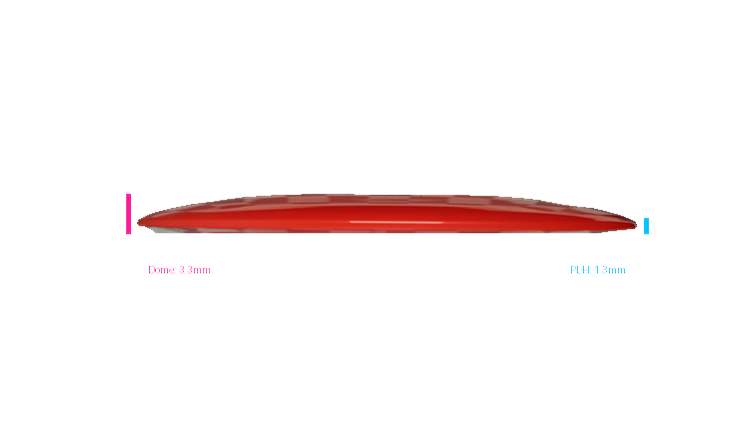 Discmania Premier Q-Line DD3 Distance Driver Profile View