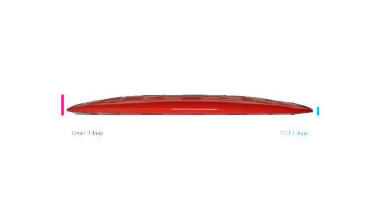 Discmania Premier Q-Line DD3 Distance Driver Profile View
