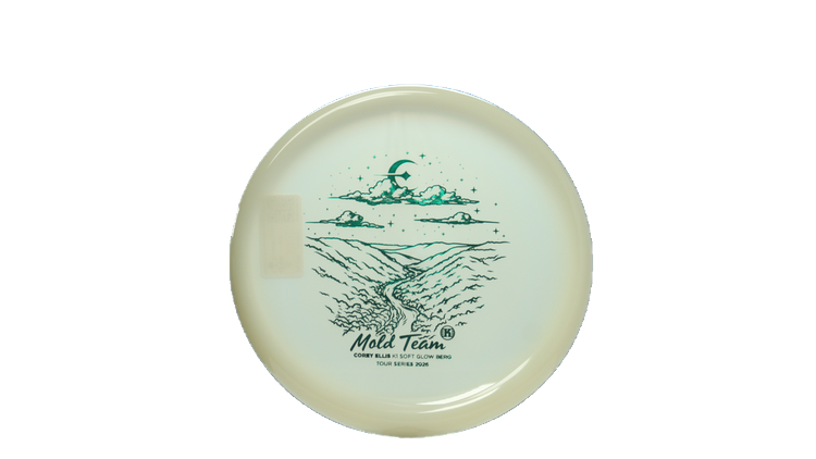 Kastaplast 2026 Corey Ellis Tour Series K1 Soft Glow Berg Putter Front View