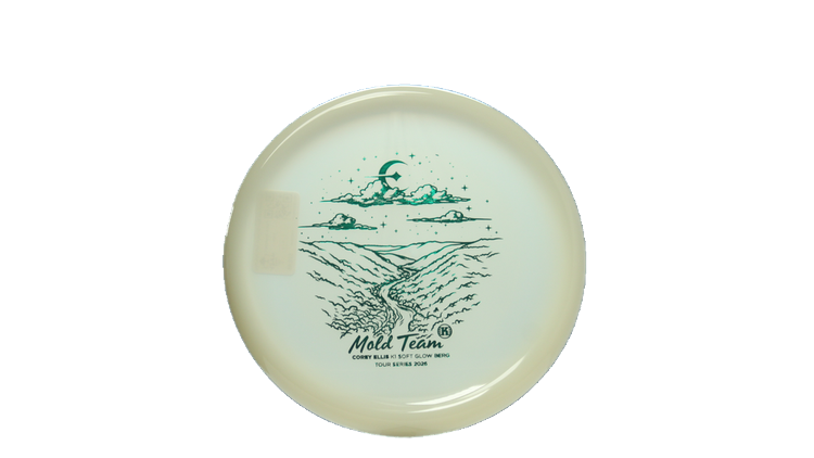 Kastaplast 2026 Corey Ellis Tour Series K1 Soft Glow Berg Putter Front View